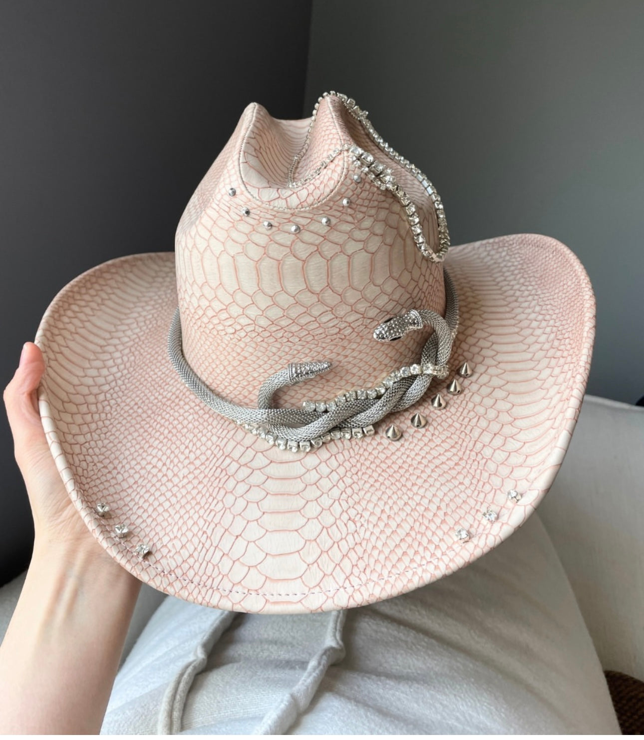 sombrero_Texana "BOA PINK"