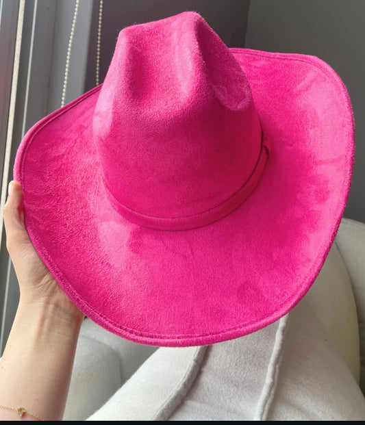 sombrero_gamuza fucsia